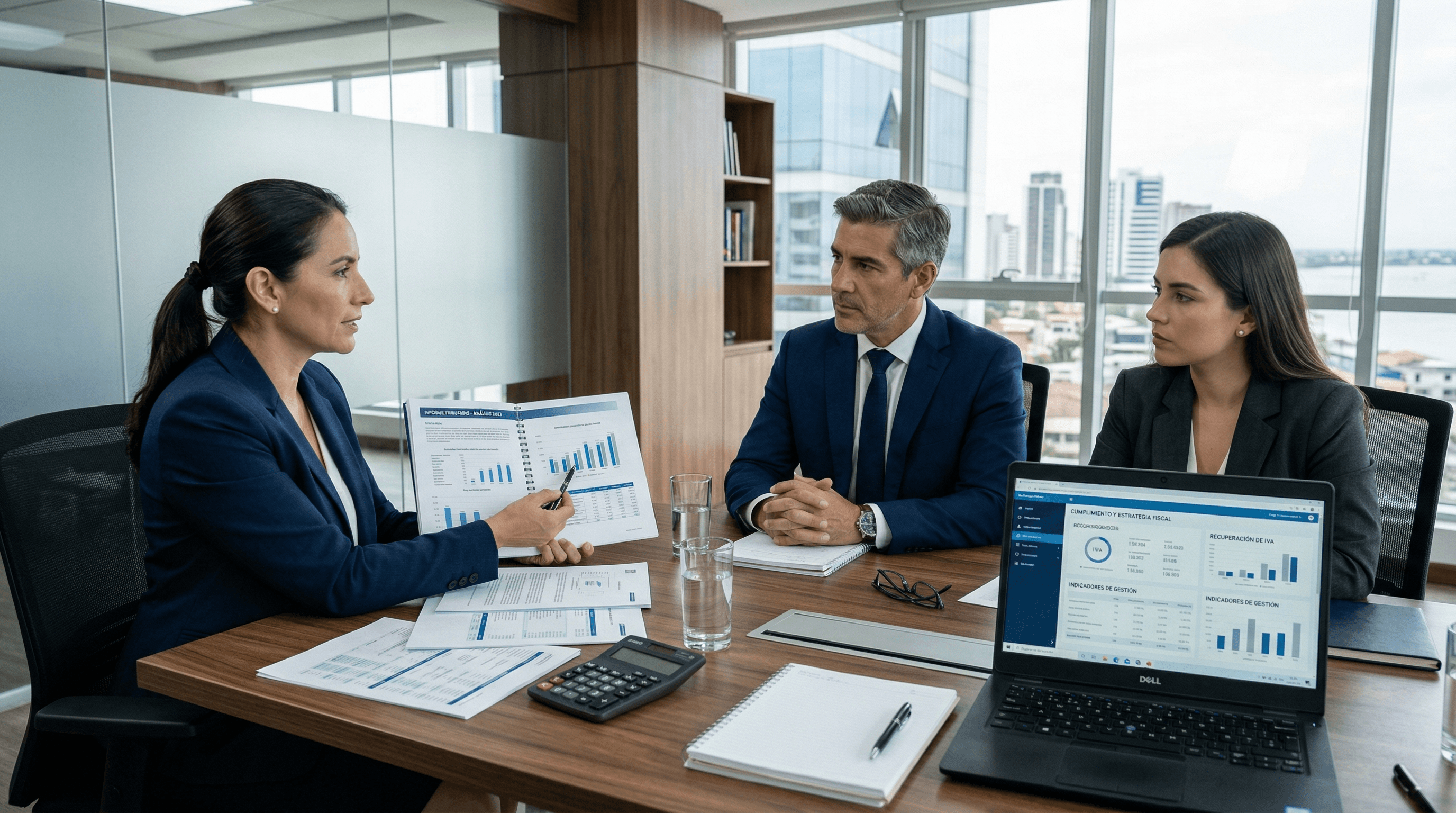 Equipo de TRIBUTUM en un entorno de consultoria profesional